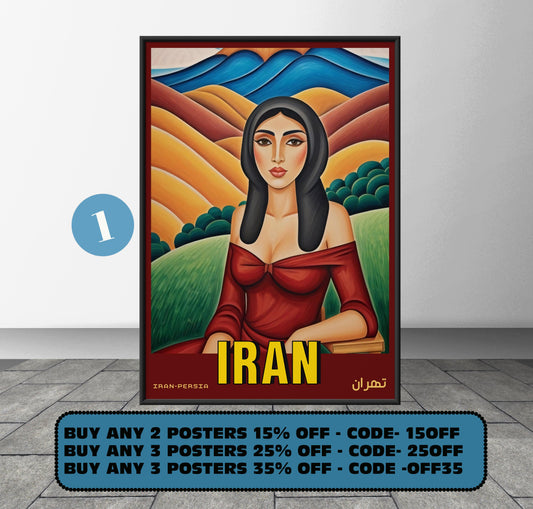 Damavand,Tehran Iran Travel Print | Tehran Iran Posters | Tehran Gift | Tehran Iran Decor | Iran Travel poster | Tehran Art Print -SET-08-01